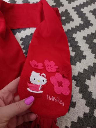 Teplý flísový šálik hello kitty, hello kitty