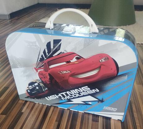 Kufrík mcqueen na hračky/ na výtvarnú, 