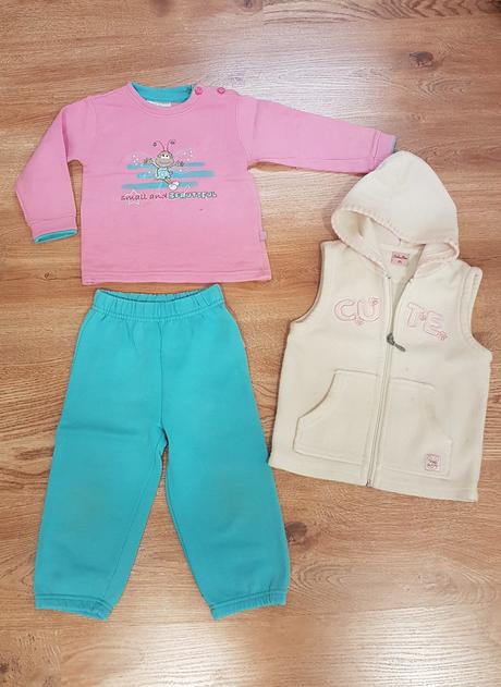 Tepláková súprava + vesta veľ. 86, 86