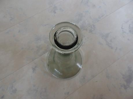 Váza/karafa z hrubého skla, 