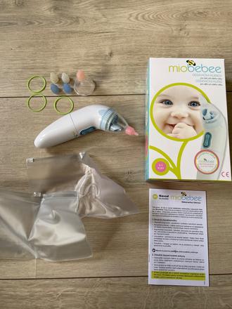 Elektrická odsávačka hlienov miobebee, 