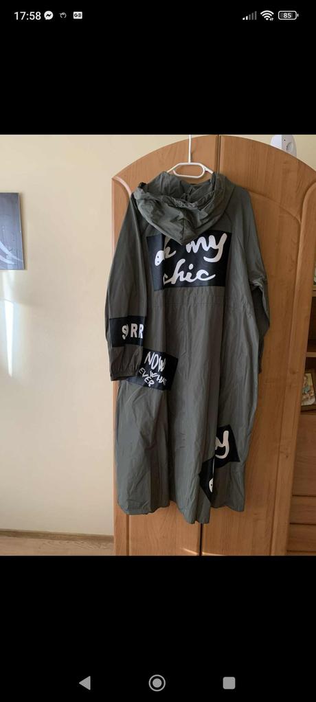 Oversize plášť, 