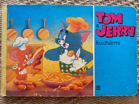 Retro staré leporelo tom a jerry kuchármi 1990, 