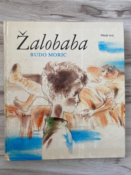 Krásna stará retro kniha žalobaba rudo moric,