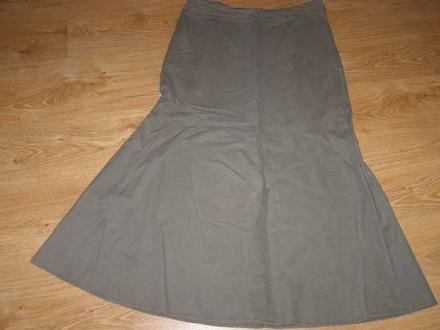 Zn. roberto dlhšia sukňa olivovej farby, 42