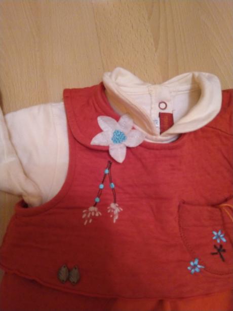 Dupačky s vílou a krasnymi detailami, 68