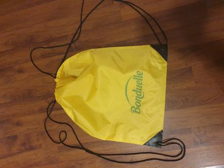 Žltý batoh na chrbát bonduelle, 