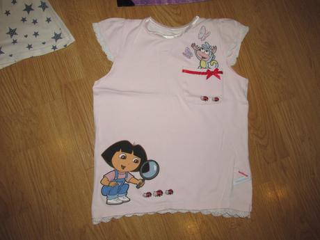 Tričko s dorou v. 122, marks & spencer,122