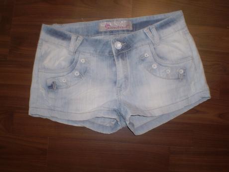 Dámske riflové kraťasy, 28