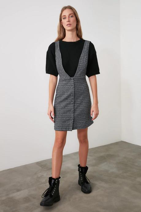 Pletena sukna na traky, l