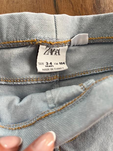 Riflové legíny / jegíny, zara,104