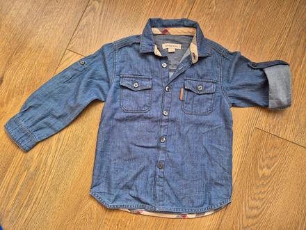 Burberry mäkká jeansová košeľa, burberry,98