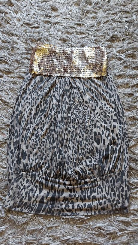 Tričko/ mini šaty, l