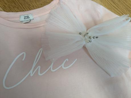 Tričko s mašľou, river island,140