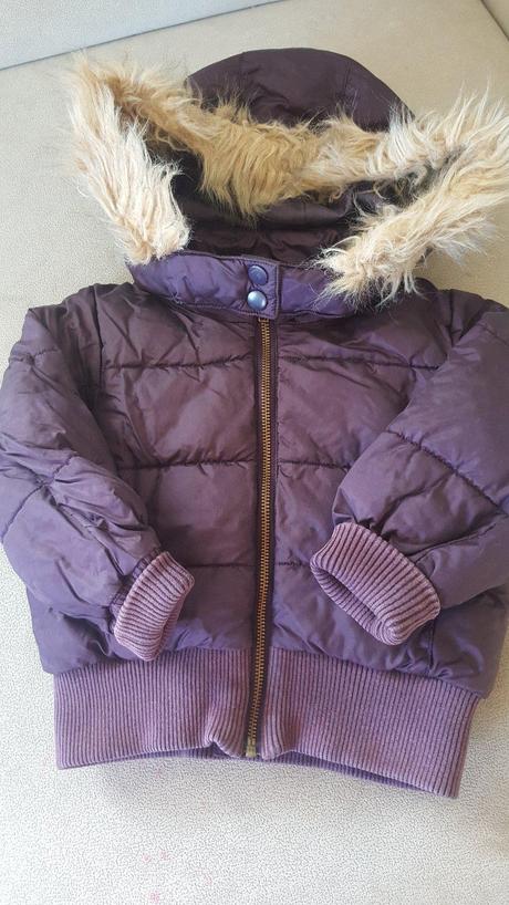 Dievčenská zimná bunda, h&m,98