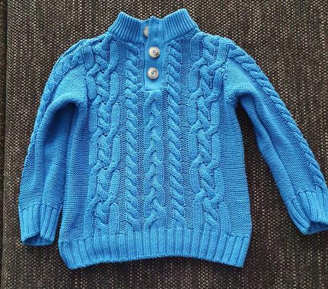 Platený pulover pre chlapca 2-3 roky, f&f,104