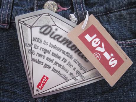 Original trblietave diamantove levis - nenosene, levis,98