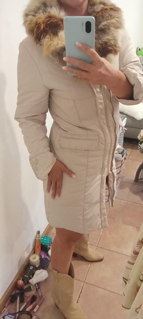 Krasna bunda s pravou kožušinou, m