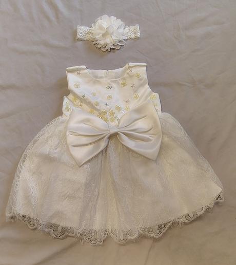 Slávnostný biely 3 set pre dievčatko, 80 - 86 cm, 86