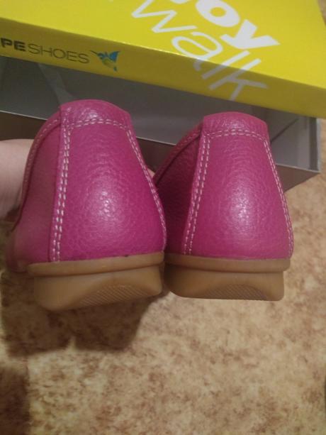 Baleríny/mokasíny kožené, nové, 36