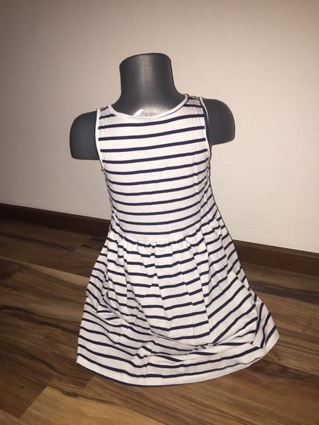 Pásikavé šaty, h&m,110