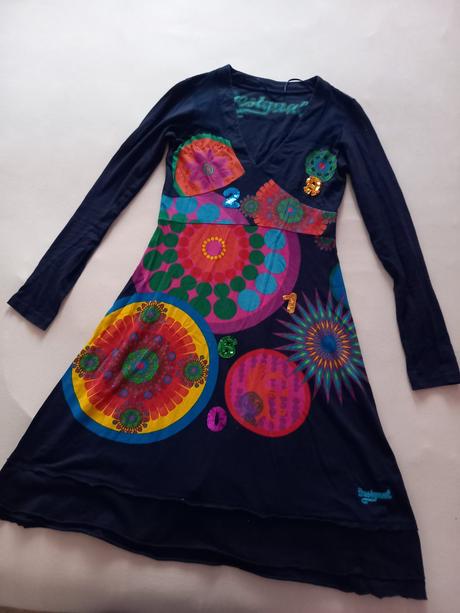 Bavlnené šaty desigual, desigual,36