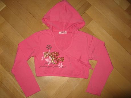 Crop mikina, 140