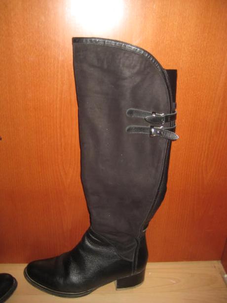 Celokoženné čižmy veľ. 37, 37