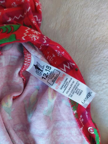 Vianočné pyžamko zn.george veľ.86, 86