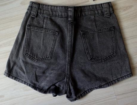 Tmavošedé rifľové kraťasy, xs/s/m, 36 - xs