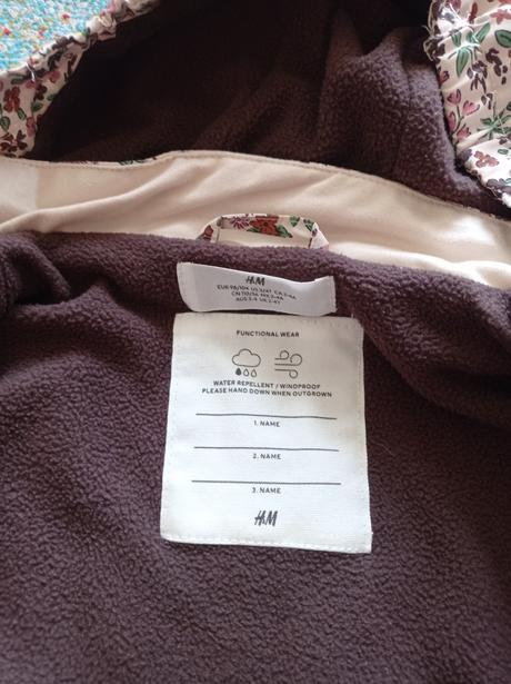 Prechodná bunda, h&m,98