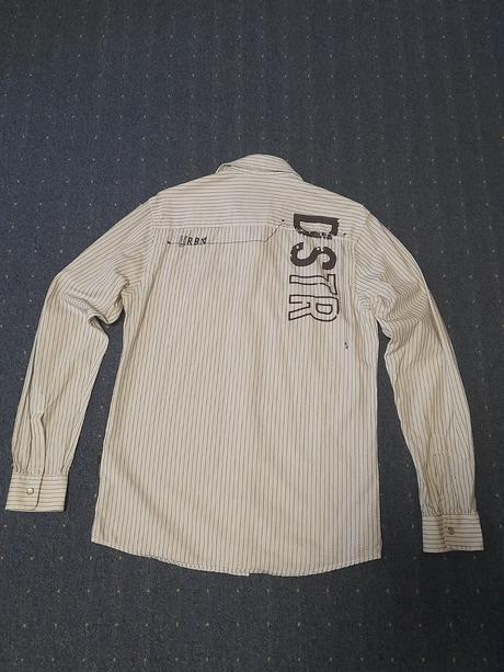 Biela pasikava košeľa pánska, s