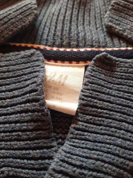 Svetrík s golierikom, h&m,68