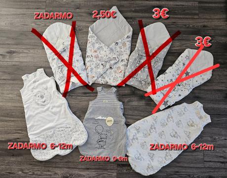 Zavinovačky, spacie vaky zadarmo, 