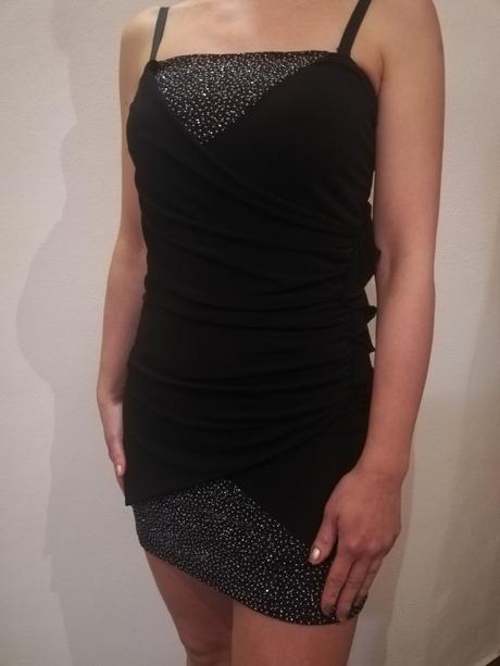 Sexy šaty bez ramienok, xs