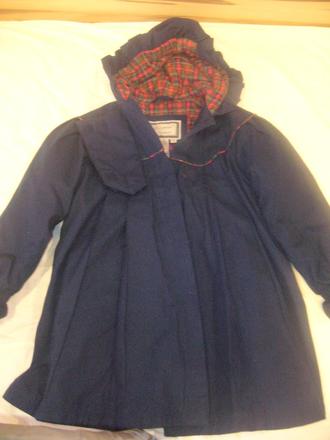 Zaujímavý prechodný kabátik málo nosený, 110