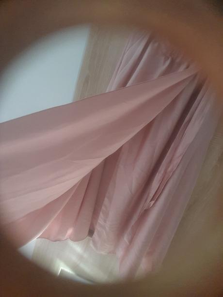 Saténová sukňa zavinovacia, farba nude pink, l