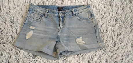 Dámske rifľové šortky f&f veľ. 40, f&f,40
