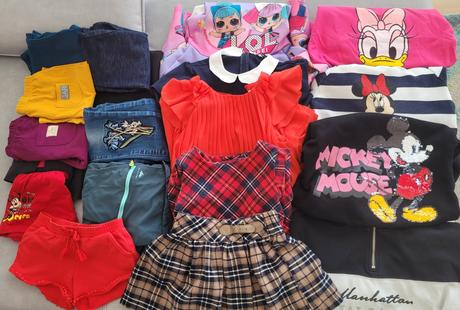 Balík oblečenia 128-146 viď fotky, 140–152