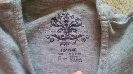 Sivé tričko č.134/140, pepperts,140