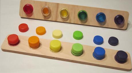 Skrutkovacie vrchnáky -farby dúhy, 