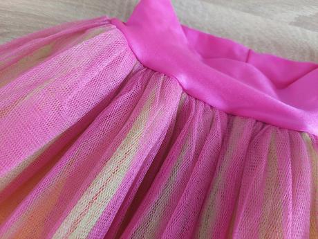 Riasená tylová tutu sukňa smiffys univerzálna,