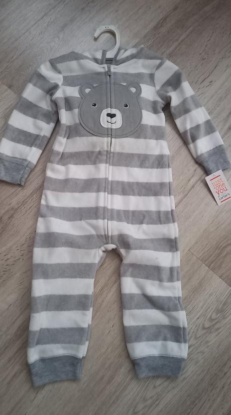Plyšový overal, carter's,74