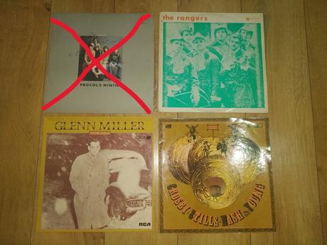 Rôzne vynilové platne,