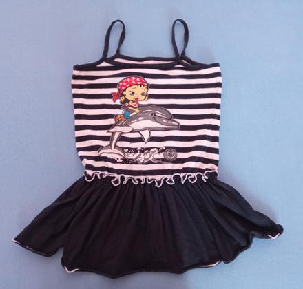 Milé dievčenské šaty v. 110/116, 110