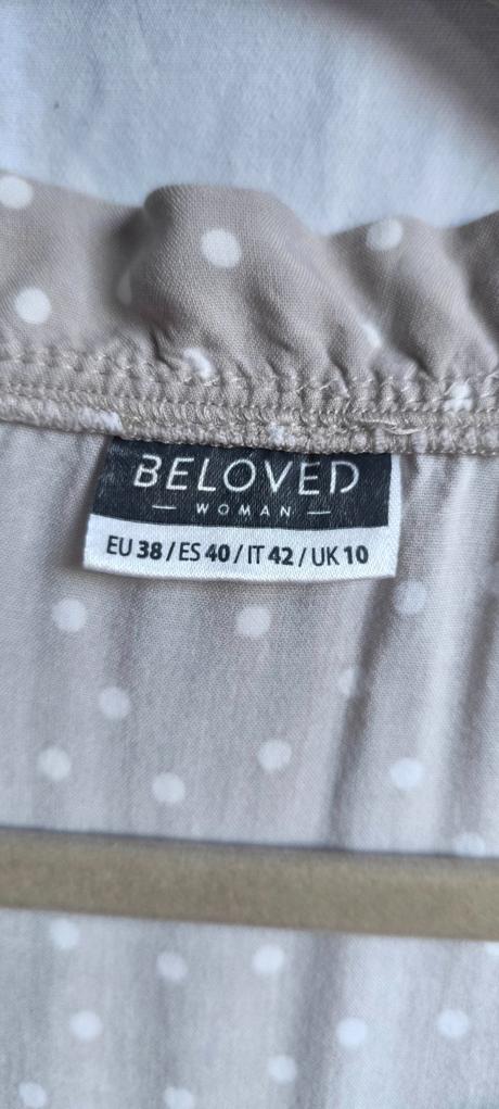 Hnedé bodkované šaty, pepco,38