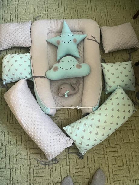 Hniezdo do postieľky, šírka (cm): 50,dĺžka (cm): 90