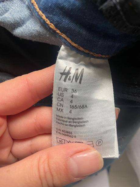Tehotenske nohavice, h&m,36