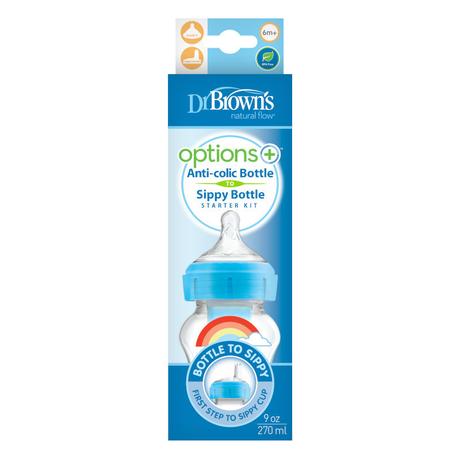 Dr. brown's wb91605 fľaša options+ anti-colic modr,