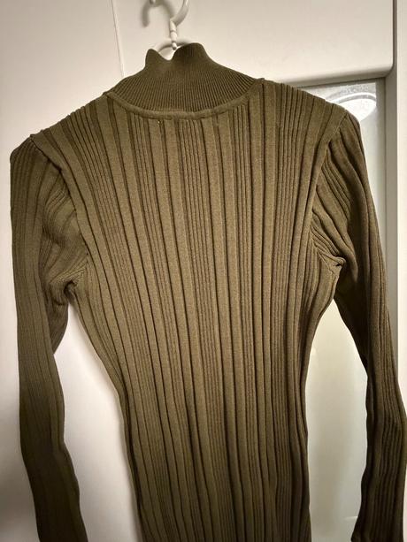 Khaki slim šaty michelle keegan, m